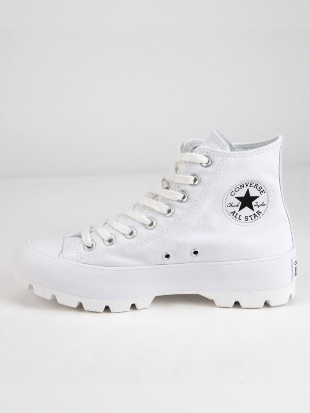 Converse All Star Lugged High Top Sneakers - White